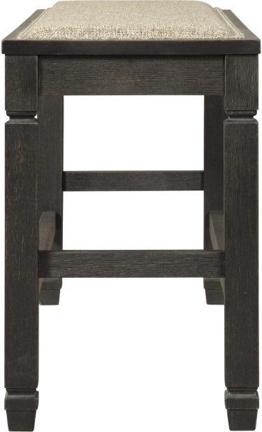 Signature Design by Ashley® Tyler Creek Antique Black Counter Height Dining Bench-2