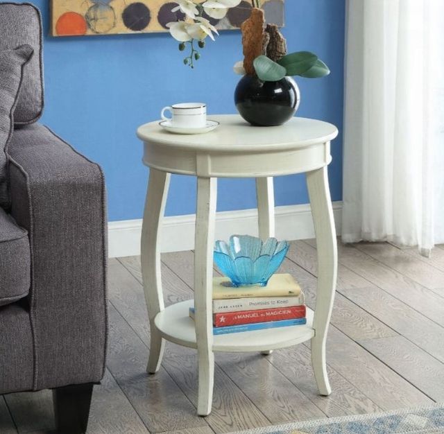 ACME Furniture Alberta Antique White Accent End Table-3
