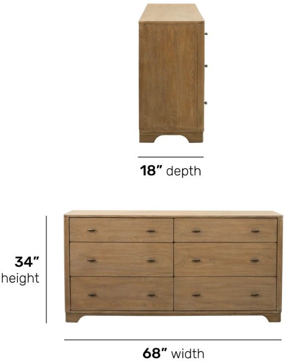 Flexsteel® Normandy Driftwood Dresser-2
