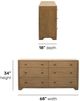 Flexsteel® Normandy Driftwood Dresser-2
