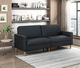 Homelegance® Carlton Black Elegant Lounger-1