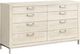 Magnussen Home® Addison Lane White Oat Double Drawer Dresser-0