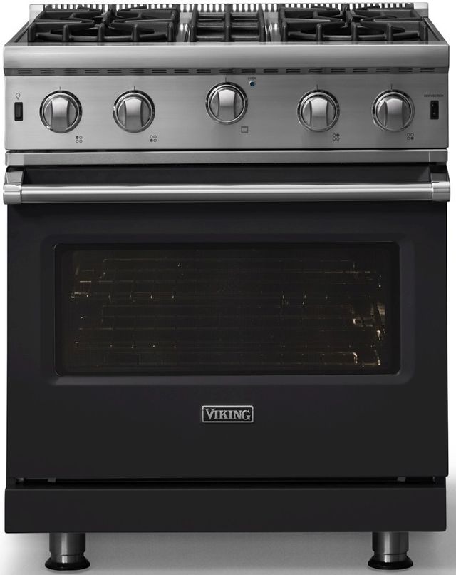 Viking® 5 Series 30" Onyx Liquid Propane Pro Style Gas Range-3