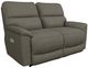 La-Z-Boy® Brooks Gray Power Reclining Loveseat with Headrest-0