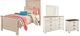 Signature Design by Ashley® Willowton 4-Piece Whitewash Twin Panel Bed Set-0