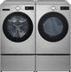 LG Graphite Steel Front Load Washer & Electric Dryer Laundry Pair-4
