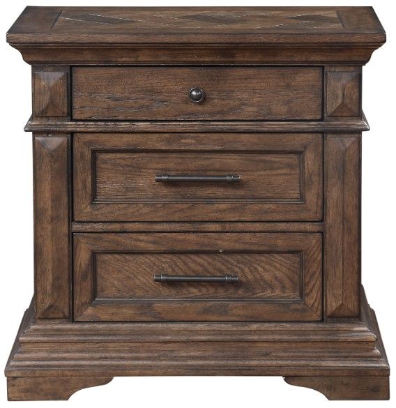 New Classic® Home Furnishings Mar Vista Walnut Nightstand-2