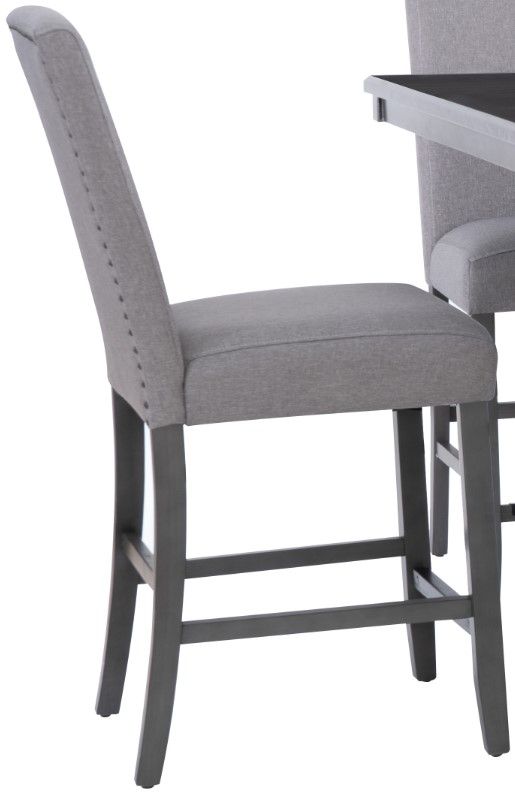 Powell® Senera 6-Piece Gray Counter Height Dining Set-1