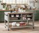 Legacy Classic Vintage Market Barnwood Oak/Northern Moss Kitchen Island-2