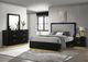 Coaster® Caraway 4-Piece Black Queen Bedroom Set-1