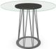Amisco Customizable Calypso 36" Clear Glass Round Counter Height Table-0