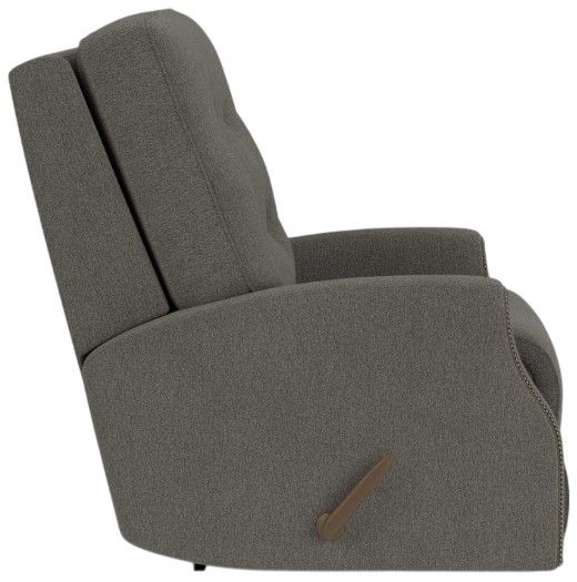 Flexsteel® Devon Coal Rocking Recliner-2
