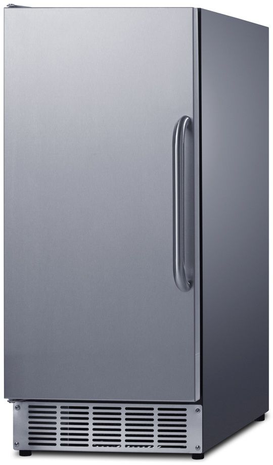 Summit® 15" 45 lb. Stainless Steel Undercounter Ice Maker-2