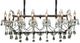Michael Amini® Gloucester Black/Glass 12-Light Chandelier-0