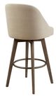 Ollix by Madison Park Pearce Sand Bar Stool with Swivel Seat-2