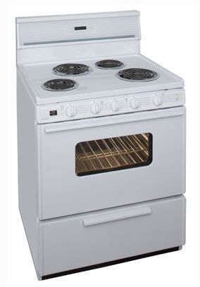 Premier Range 30" White Freestanding Electric Range-0