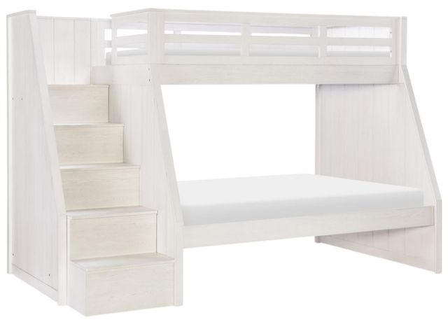 Legacy Kids Teen Ashton Bleached Linen Twin over Full Youth Bunk Bed-0