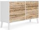 Signature Design by Ashley® Piperton 2-Piece White Queen Platform Bed Set-2