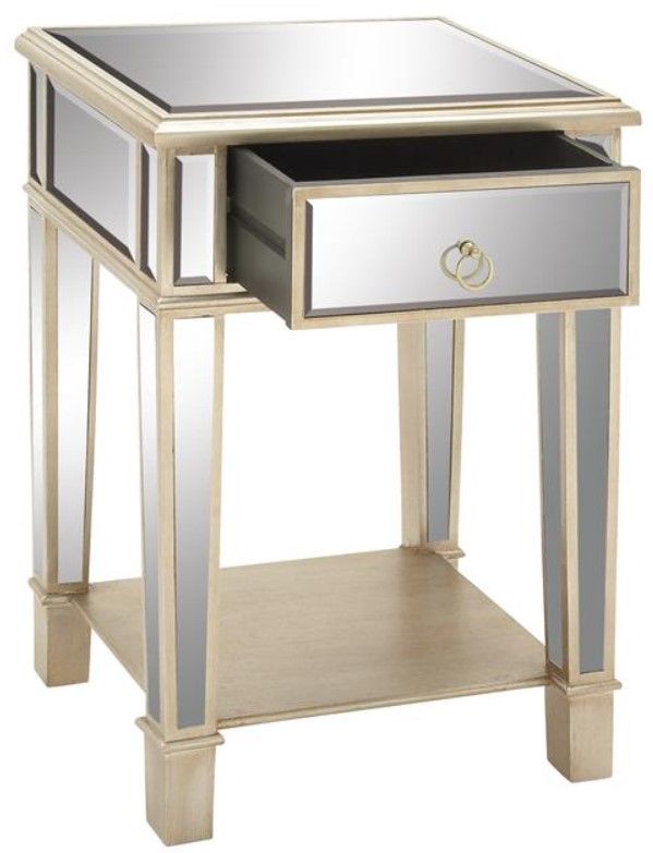 Deco Marche Beige Accent Table-1