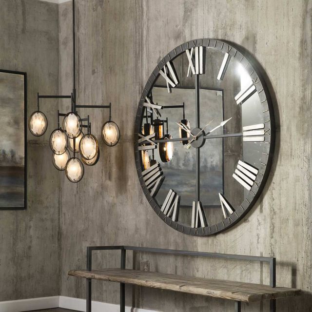 Uttermost® Maxin Dark Bronze 9-Light Chandelier-2