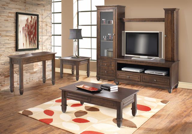 VieBois 4 Piece Amaretto Wall Unit-1