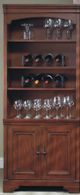 Aspenhome® Richmond Brown Burgundy Open Bookcases-1