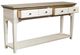 Riverside Furniture Myra Natural Sofa Table with Paperwhite Base-3