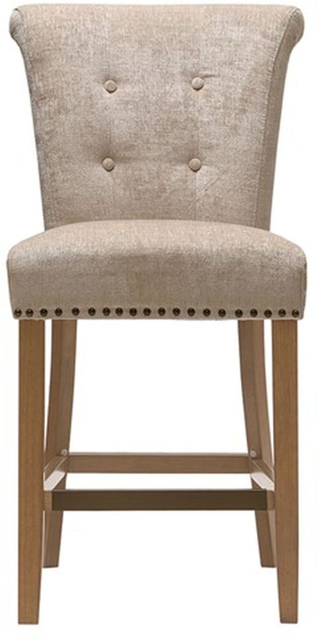 Olliix by Madison Park Cream Colfax Counter Stool-1