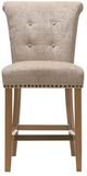Olliix by Madison Park Cream Colfax Counter Stool-1