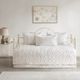 Olliix by Madison Park 5 Piece White Sabrina Tufted Cotton Chenille Daybed Set-1