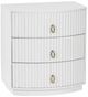 Powell® Ciarra White 3-Drawer Nightstand-0