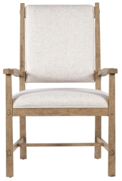 Hooker® Furniture Vineyard Row Sonoma/White Zin Post Back Dining Arm Chair-2