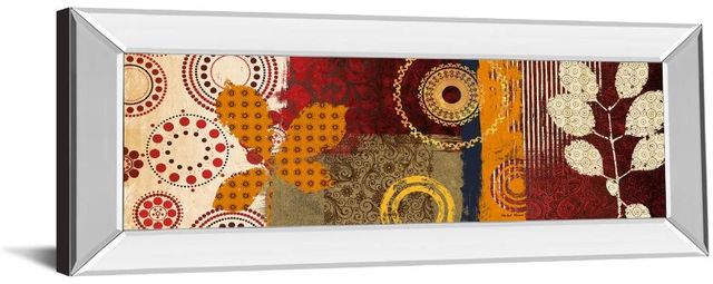 Classy Art Fall Leaf Panel l by Michael Marcon Mirror Framed Wall Art-1