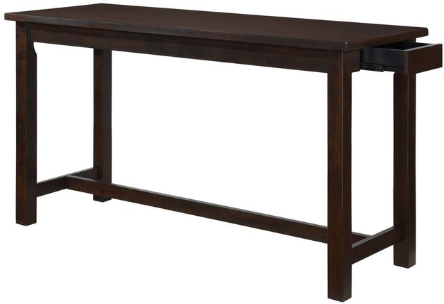 Mazin Furniture Connected 4-Piece Espresso Counter Height Dining Set-3