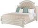Standard Furniture Stevenson Antique White Upholstered King Bed Frame-0