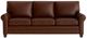Bassett® Furniture Customizable Carolina Leather Roll Arm Sofa-1