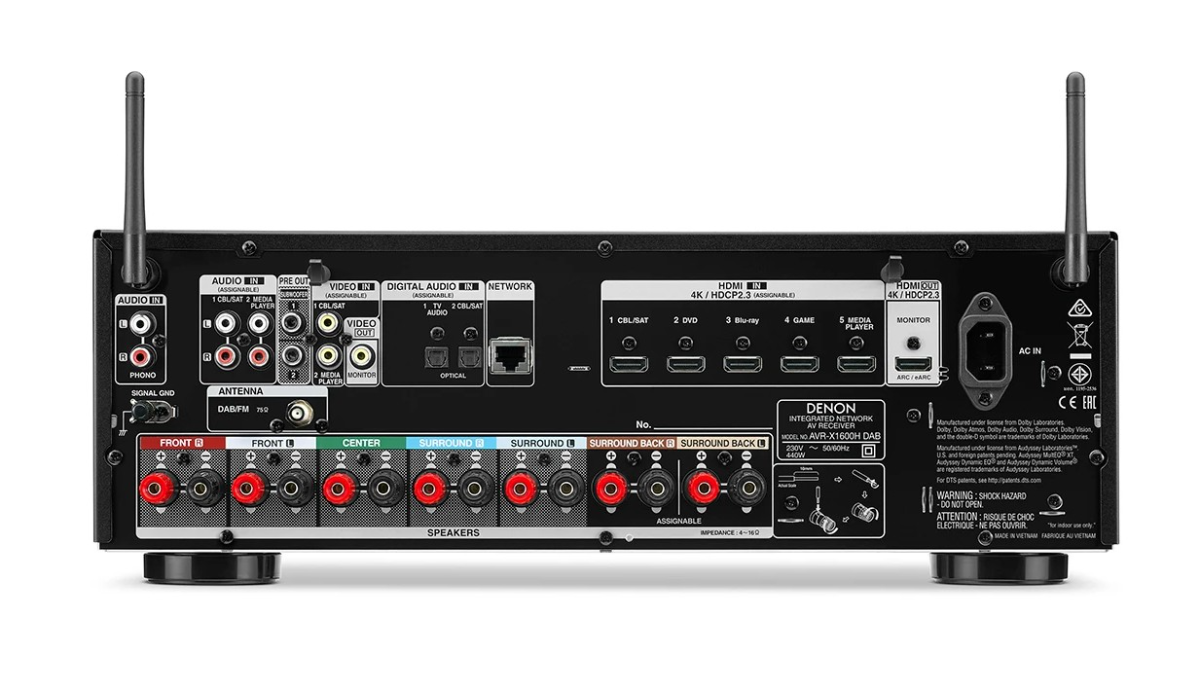 ◎ジャンク品◎ DENON AVR-X1600H Denon AVR-X1600H 7.2 Dolby Atmos Receiver | Good Vibes Sound