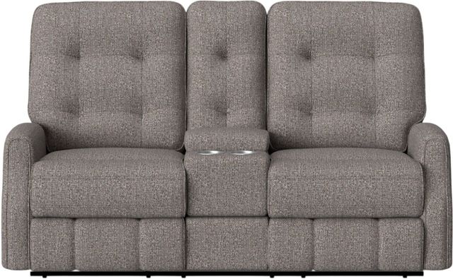 Flexsteel® Customizable Devon Power Reclining Loveseat with Console and Power Headrests-2