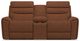 La-Z-Boy® Soren Cognac Leather Power Reclining Loveseat with Console-1