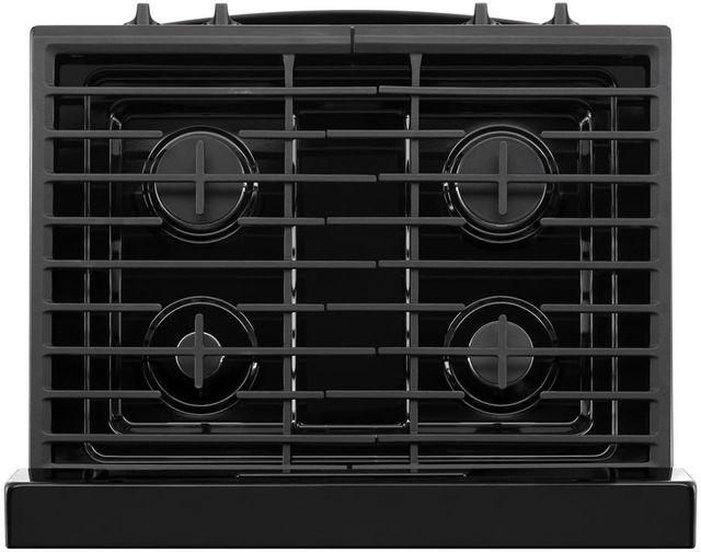 Whirlpool® 30" Black Freestanding Gas Range with Broiler Drawer-4