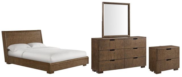 Martin Svensson Regency 4-Piece Brown Queen Bedroom Set-0