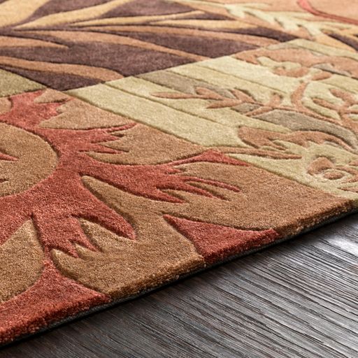 Surya Cosmopolitan Tan Multi 5'x8' Area Rug-3