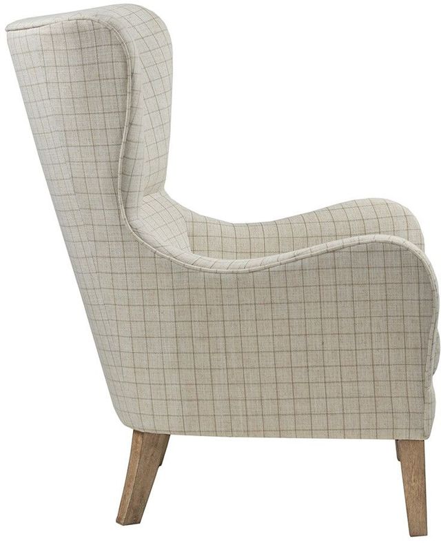 Olliix by Madison Park Linen Arianna Swoop Wing Chair-2