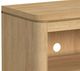 Elements International Rosalie Natural 71" TV Console without Fireplace Insert-4