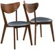 Coaster® Jedda 5-Piece Dark Walnut Dining Table Set-2