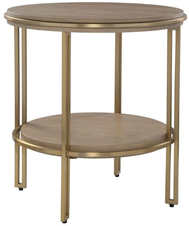 Uttermost® Elise Brass Side Table-0