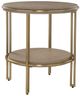 Uttermost® Elise Brass Side Table-0