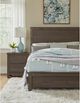 Vaughan-Bassett Fundamentals Grey Full Panel Bed-1