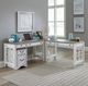 Liberty Furniture Magnolia Manor 4-Piece Antique White/Weathered Bark Optional L-Shaped Desk Set-1