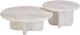 TOV Furniture Juju 2-Piece White Faux Marble Indoor/Outdoor Nesting Coffee Table Set-0